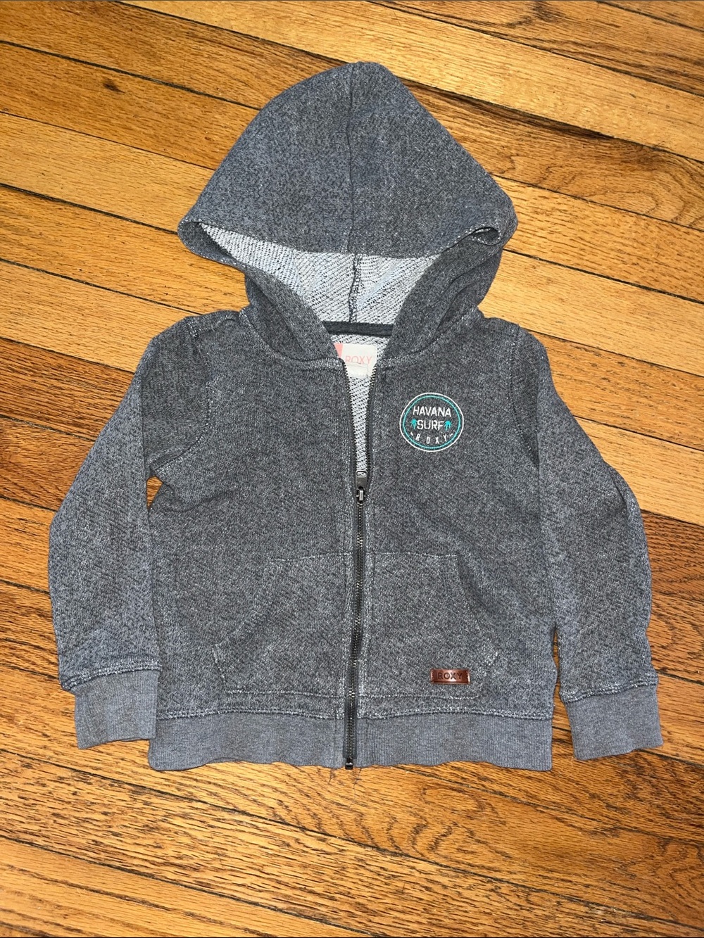 3T Roxy Girl Havana Surf zip up hoodie